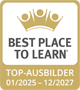 Auszeichnung - Best Place to Learn